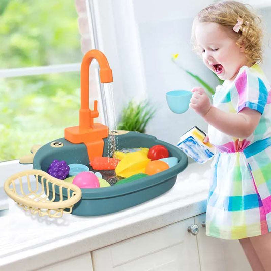 Mini Kitchen Dishwasher Interactive Role Play